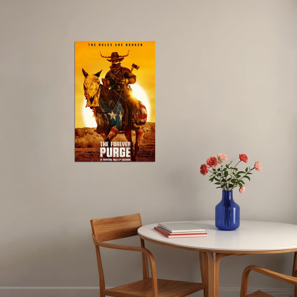 The Forever Purge Action Movie Poster Wall Art Print Home Wall Decor - xonomax