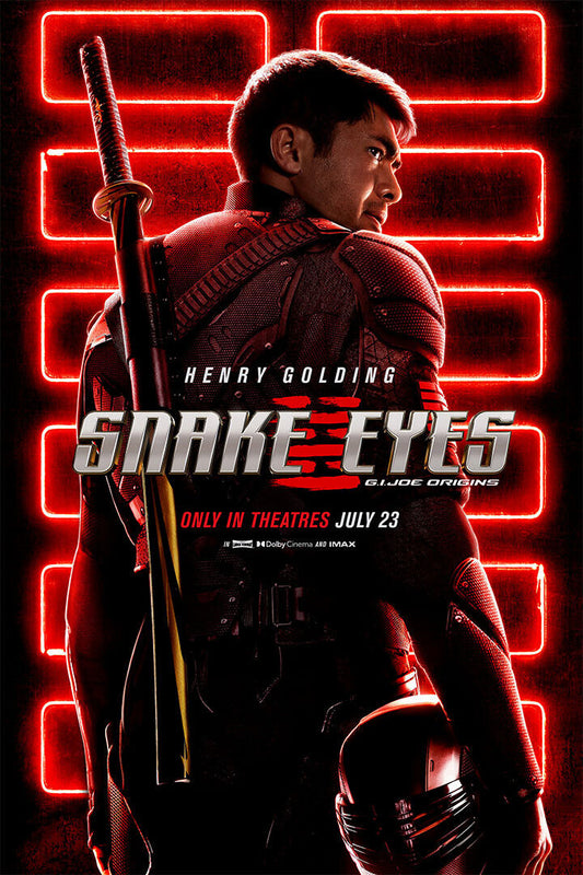 Snake Eyes Movie 2021 Gi Joe Origins Poster Wall Art Print Home Wall Decor - xonomax