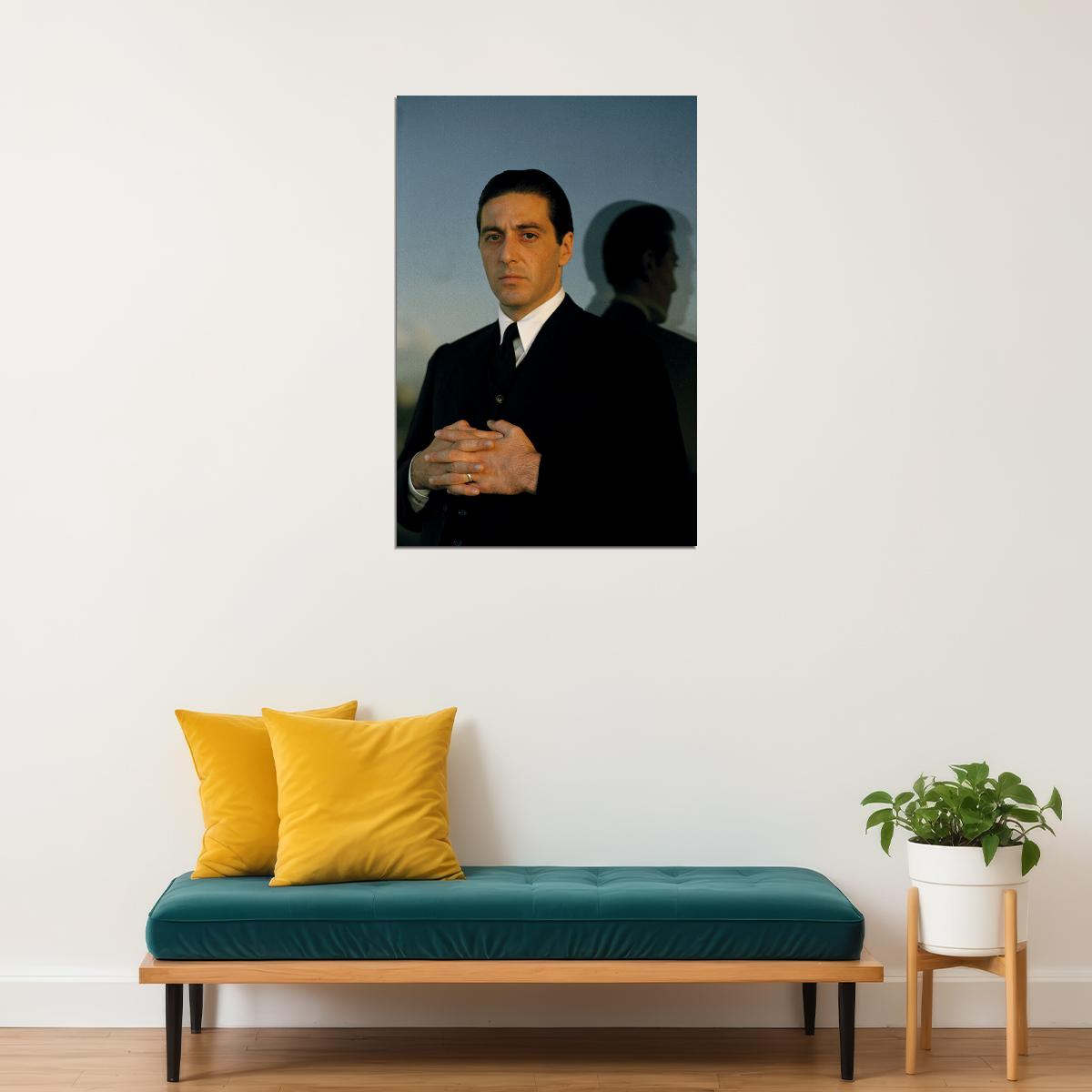 Al Pacino Portraits Godfather 2 Mafia Classic Movie Poster Wall Art Print Home Wall Decor - xonomax