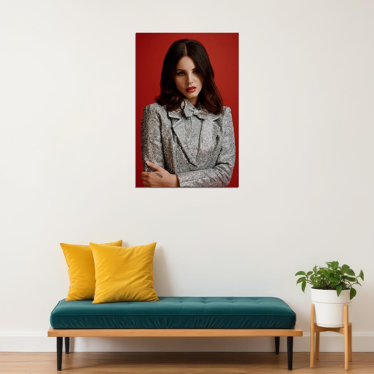 Lana Del Rey Soul Music Singer Star Poetess Poster Wall Art Print Home Wall Decor - xonomax