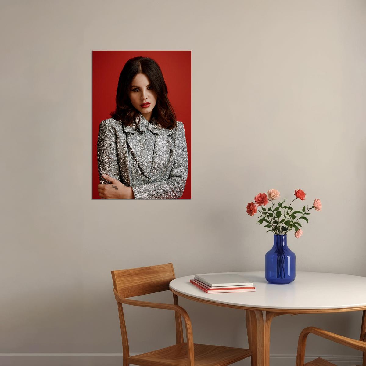 Lana Del Rey Soul Music Singer Star Poetess Poster Wall Art Print Home Wall Decor - xonomax