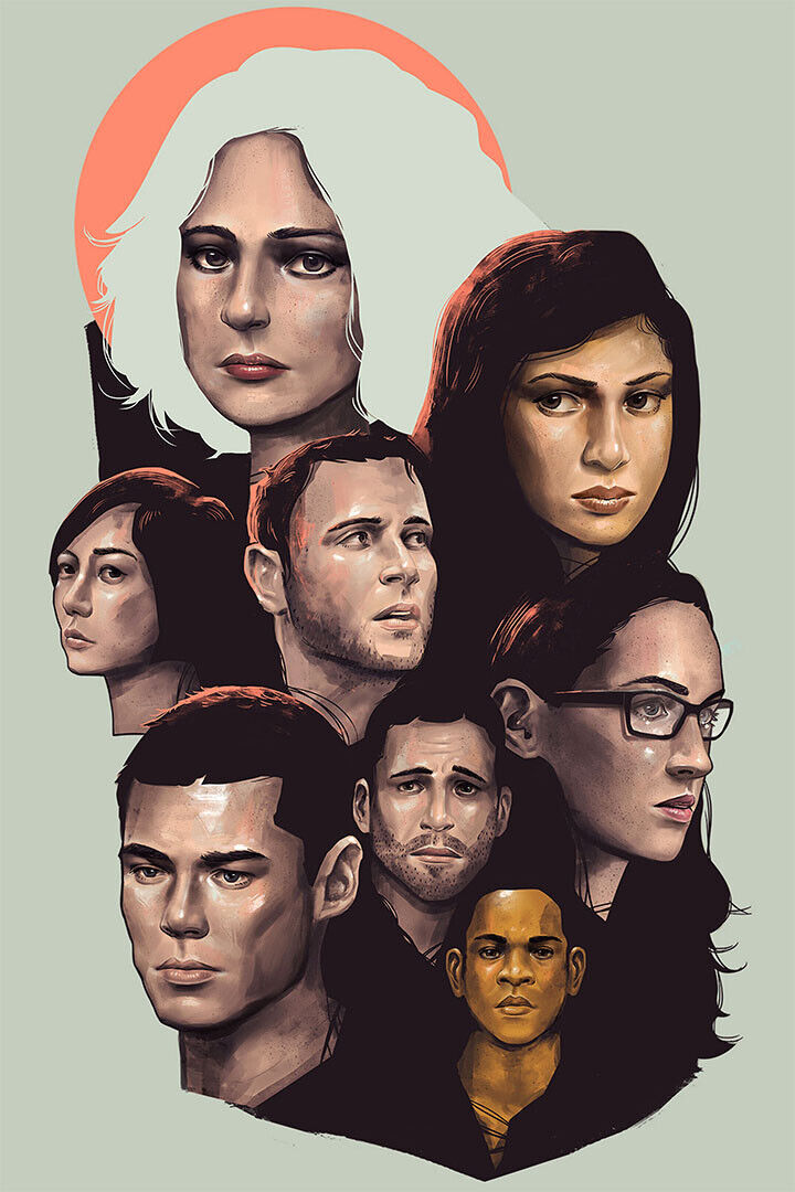 Sense 8 Season 2 American Tv Series 2017 Action Poster Wall Art Print Home Wall Decor - xonomax