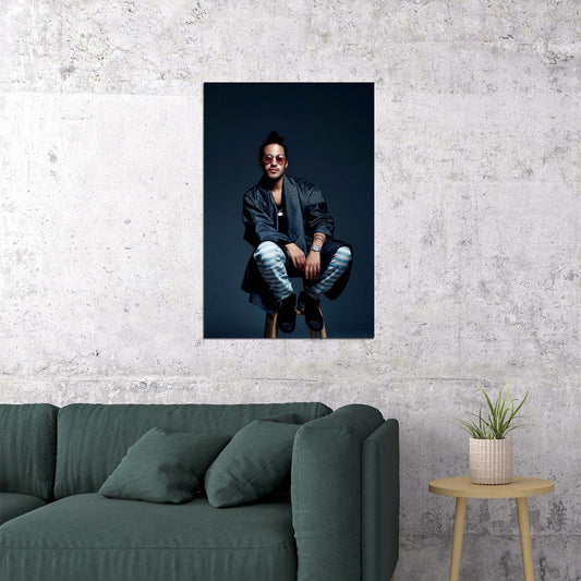 Russ Hip Hop Rapper Punk Music Singer Musician Poster Wall Art Print Home Wall Decor - xonomax