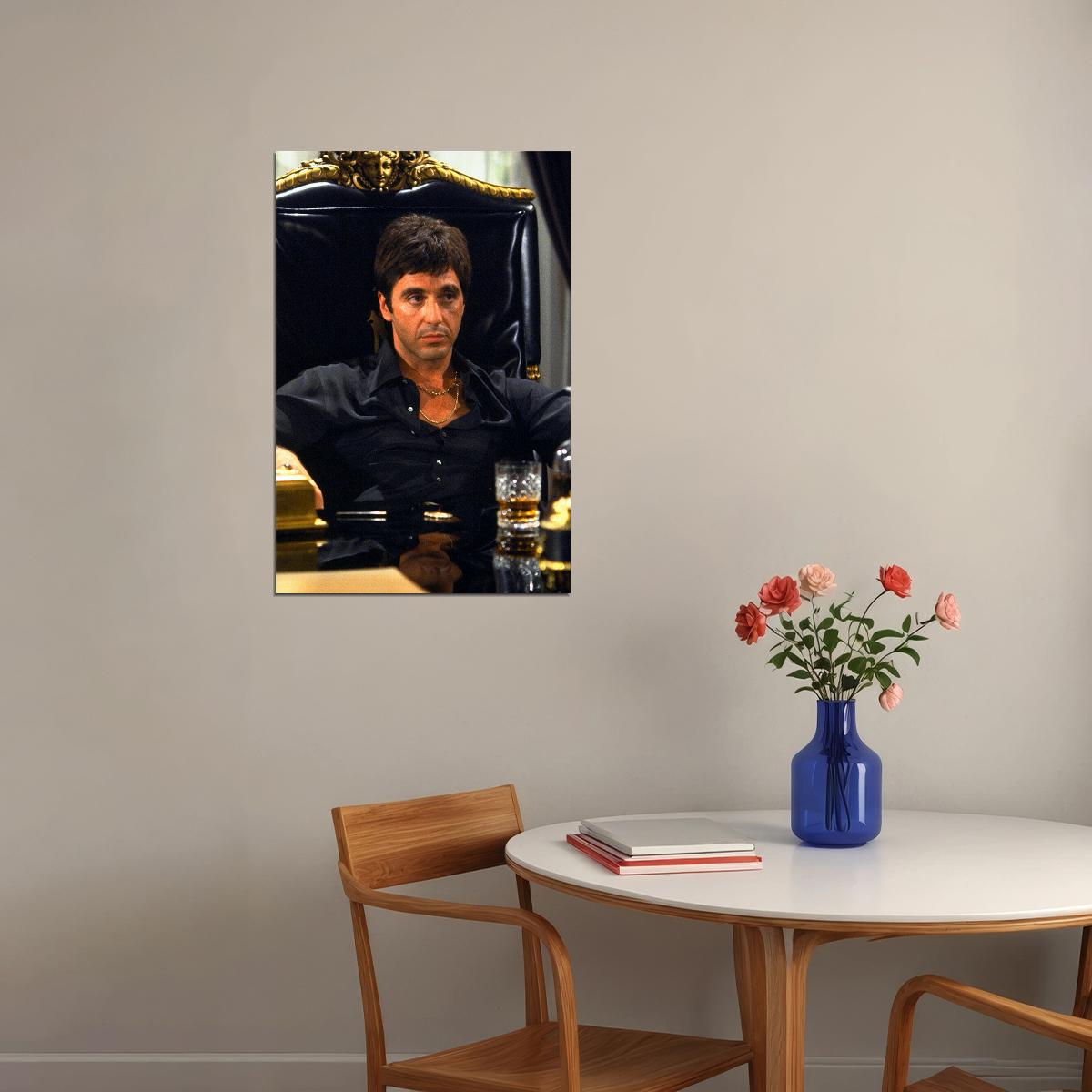 Scarface Al Pacino Tony Montana Movie Star Quotes Poster Wall Art Print Home Wall Decor - xonomax