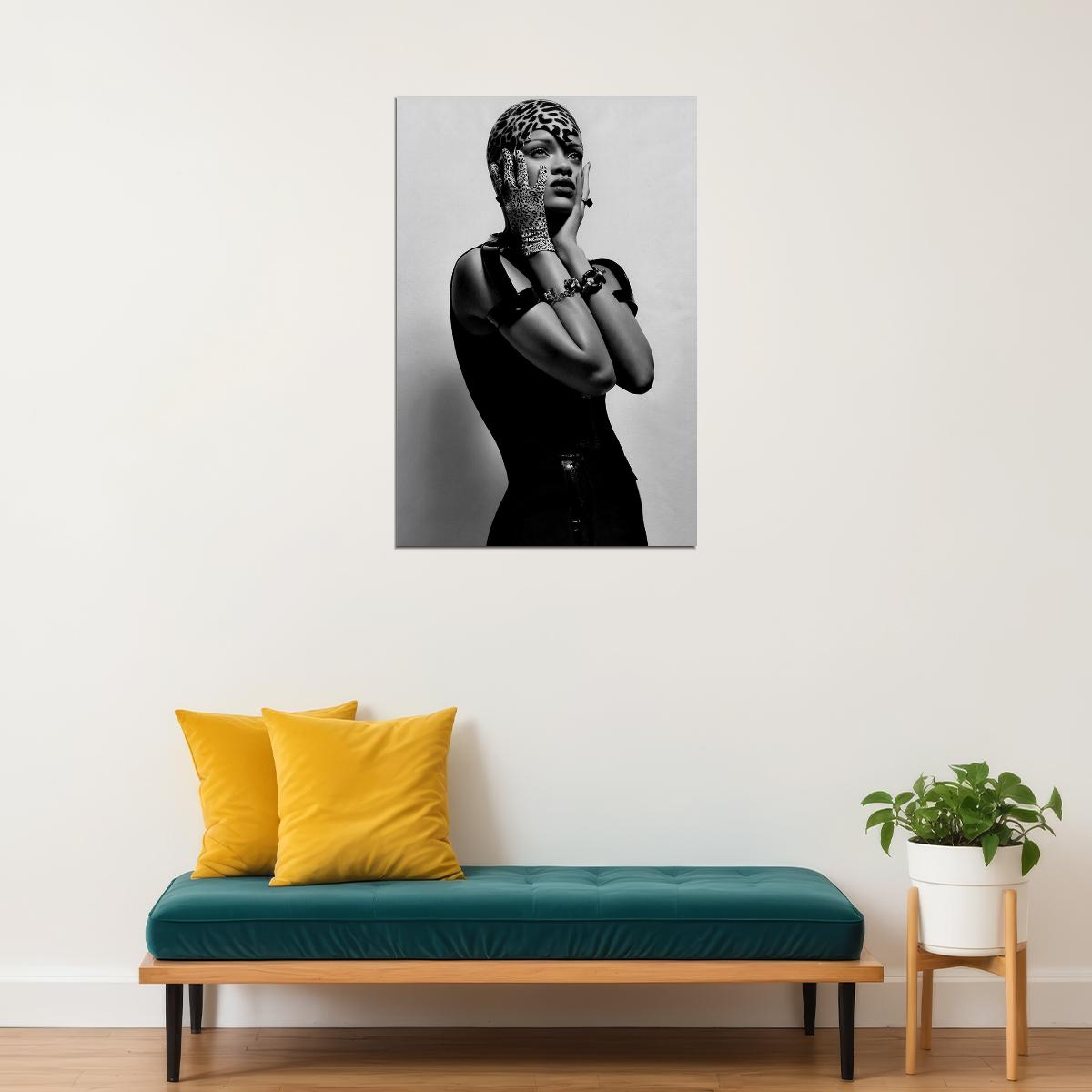 Sexy Rihanna Hip Hop Rap Music Star Icon Actor Poster Wall Art Print Home Wall Decor - xonomax