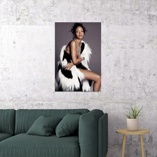 Sexy Rihanna Hip Hop Rap Music Star Rapper Poster Wall Art Print Home Wall Decor - xonomax