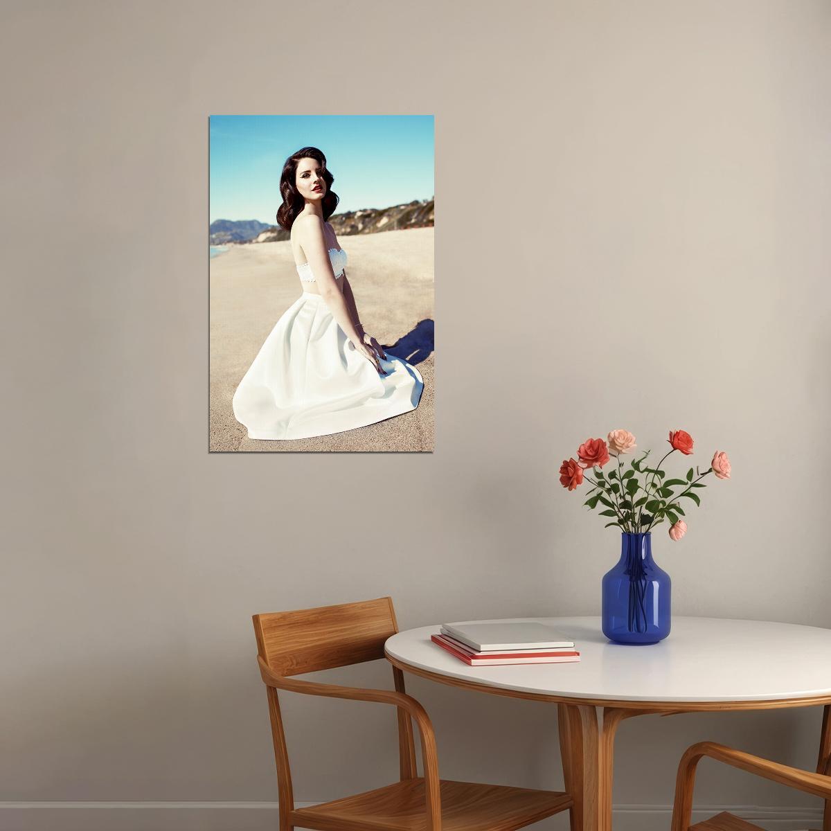 Singer Lana Del Rey Music Songwriter Singer Poster Wall Art Print Home Wall Decor - xonomax
