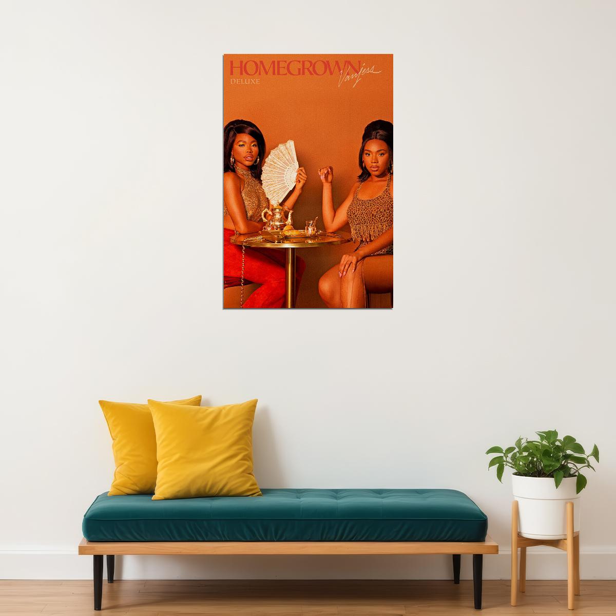 Vanjess Rap Singer Homegrown Album Poster Wall Art Print Home Wall Decor - xonomax