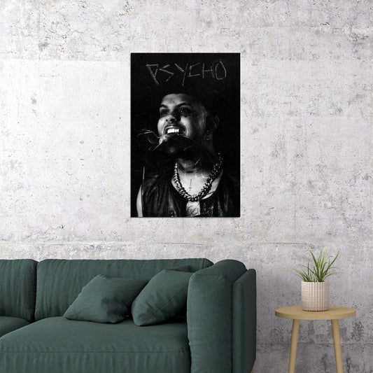 Smokepurp Singer Psycho Legally Insane Poster Wall Art Print Home Wall Decor - xonomax