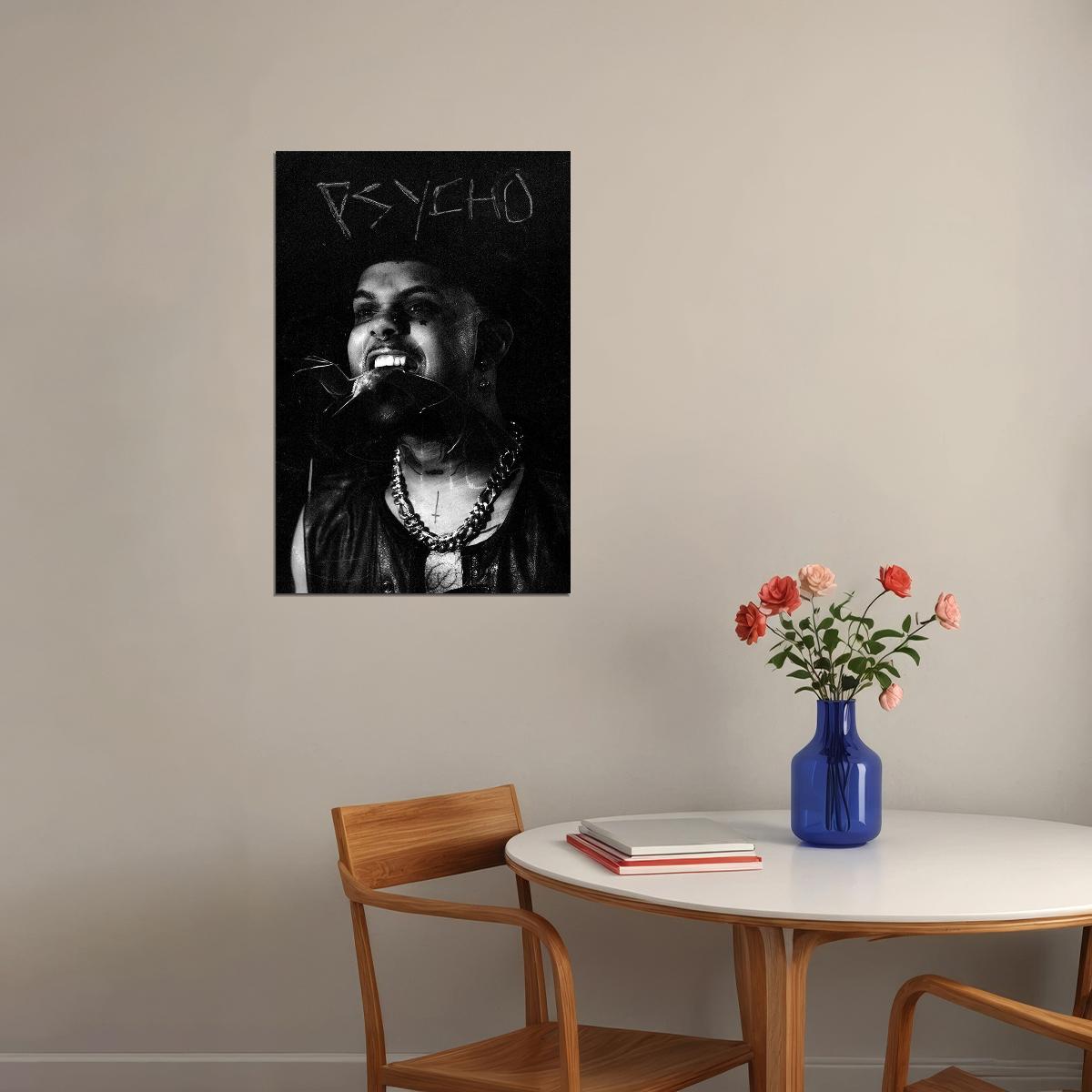 Smokepurp Singer Psycho Legally Insane Poster Wall Art Print Home Wall Decor - xonomax