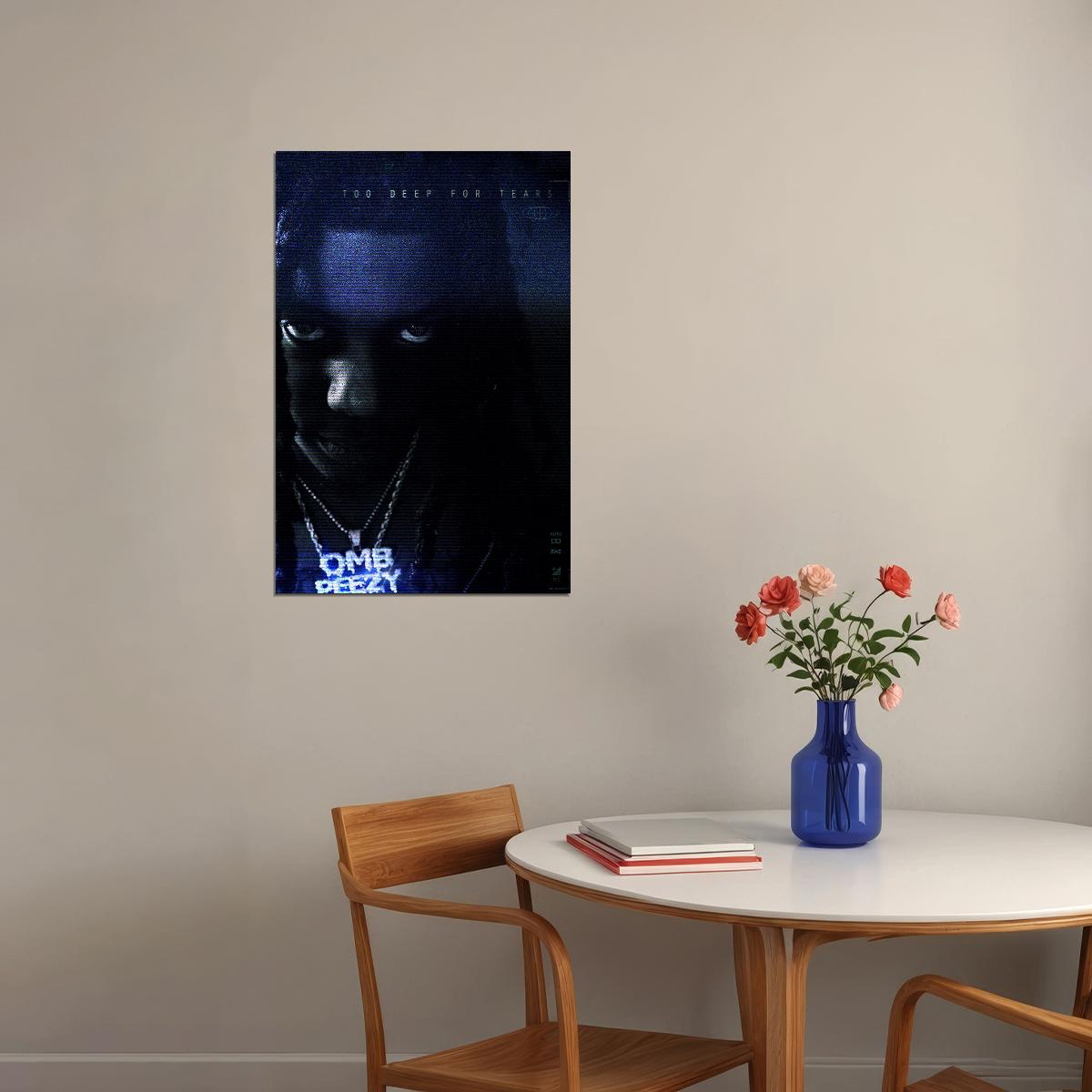Omb Peezy Rap Singer Too Deep For Tears Poster Wall Art Print Home Wall Decor - xonomax