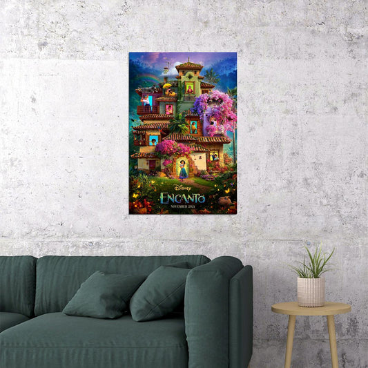 Encanto Movie Family Action Poster Wall Art Print Home Wall Decor - xonomax