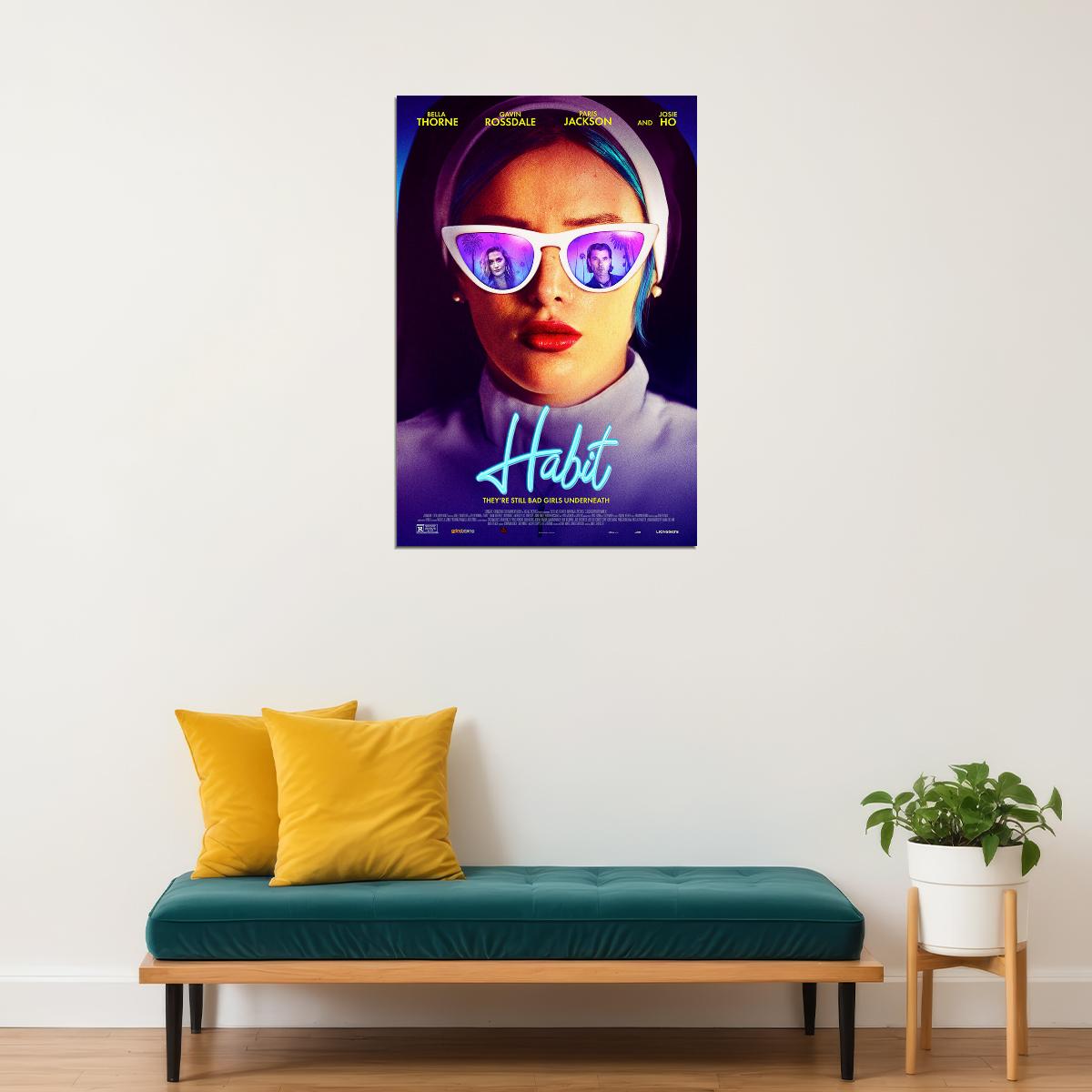 Habit Movie Thriller Drama Poster Wall Art Print Home Wall Decor - xonomax