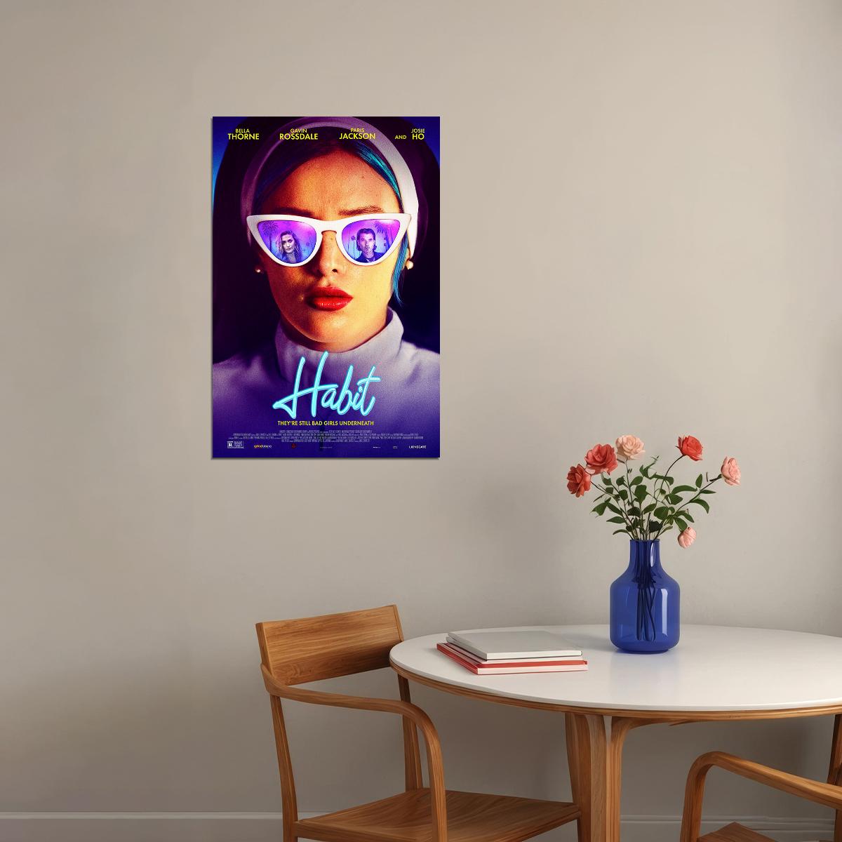 Habit Movie Thriller Drama Poster Wall Art Print Home Wall Decor - xonomax