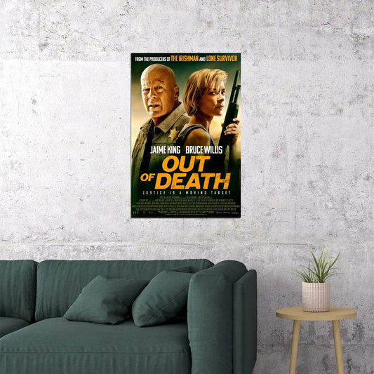 Out Of Death 2021 Movie Poster Wall Art Print Home Wall Decor - xonomax