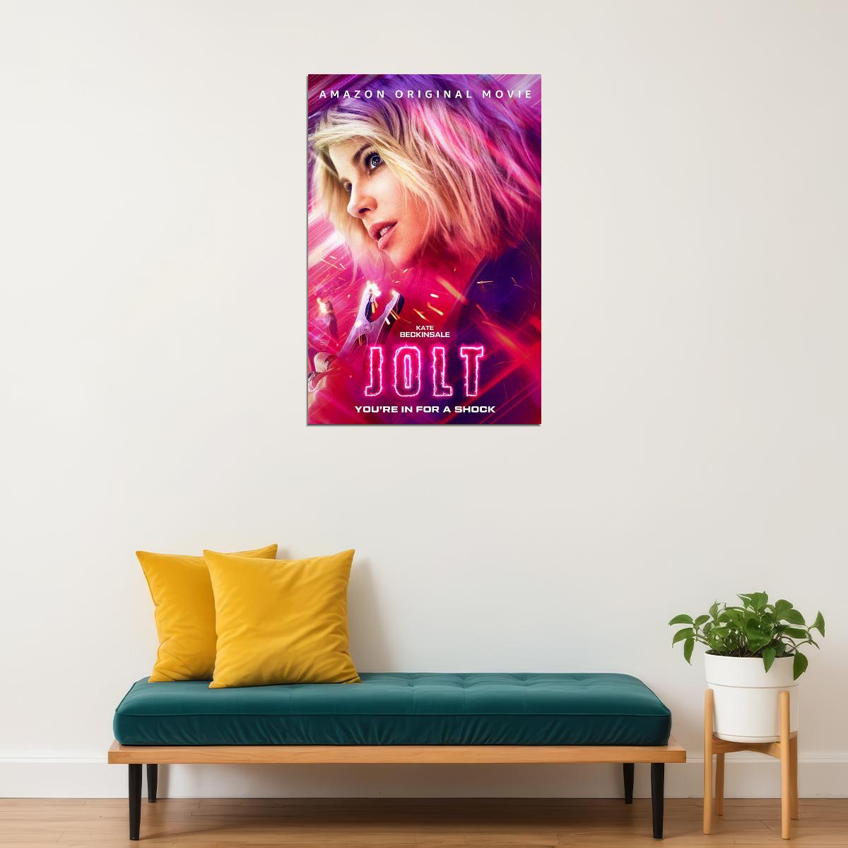 Jolt Movie You Are In For A Shock Poster Wall Art Print Home Wall Decor - xonomax