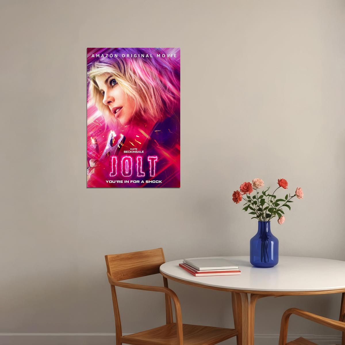 Jolt Movie You Are In For A Shock Poster Wall Art Print Home Wall Decor - xonomax
