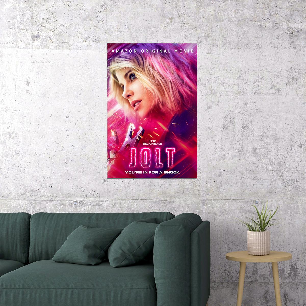 Jolt Movie You Are In For A Shock Poster Wall Art Print Home Wall Decor - xonomax