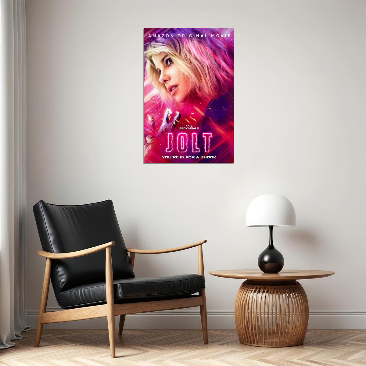 Jolt Movie You Are In For A Shock Poster Wall Art Print Home Wall Decor - xonomax