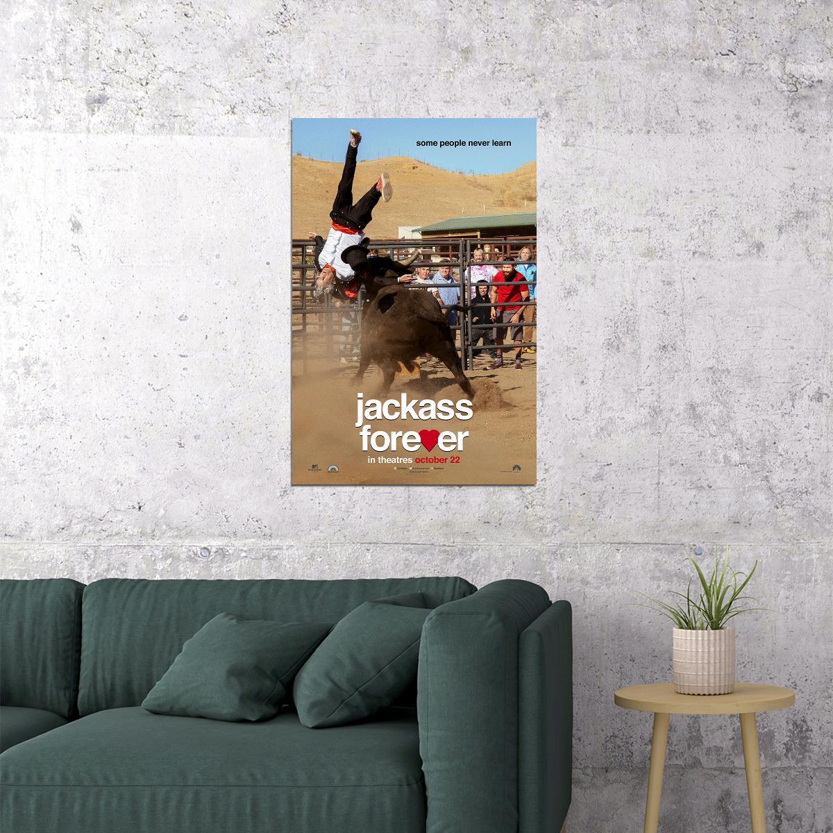 Jackass Forever Fun Movie Poster Wall Art Print Home Wall Decor - xonomax