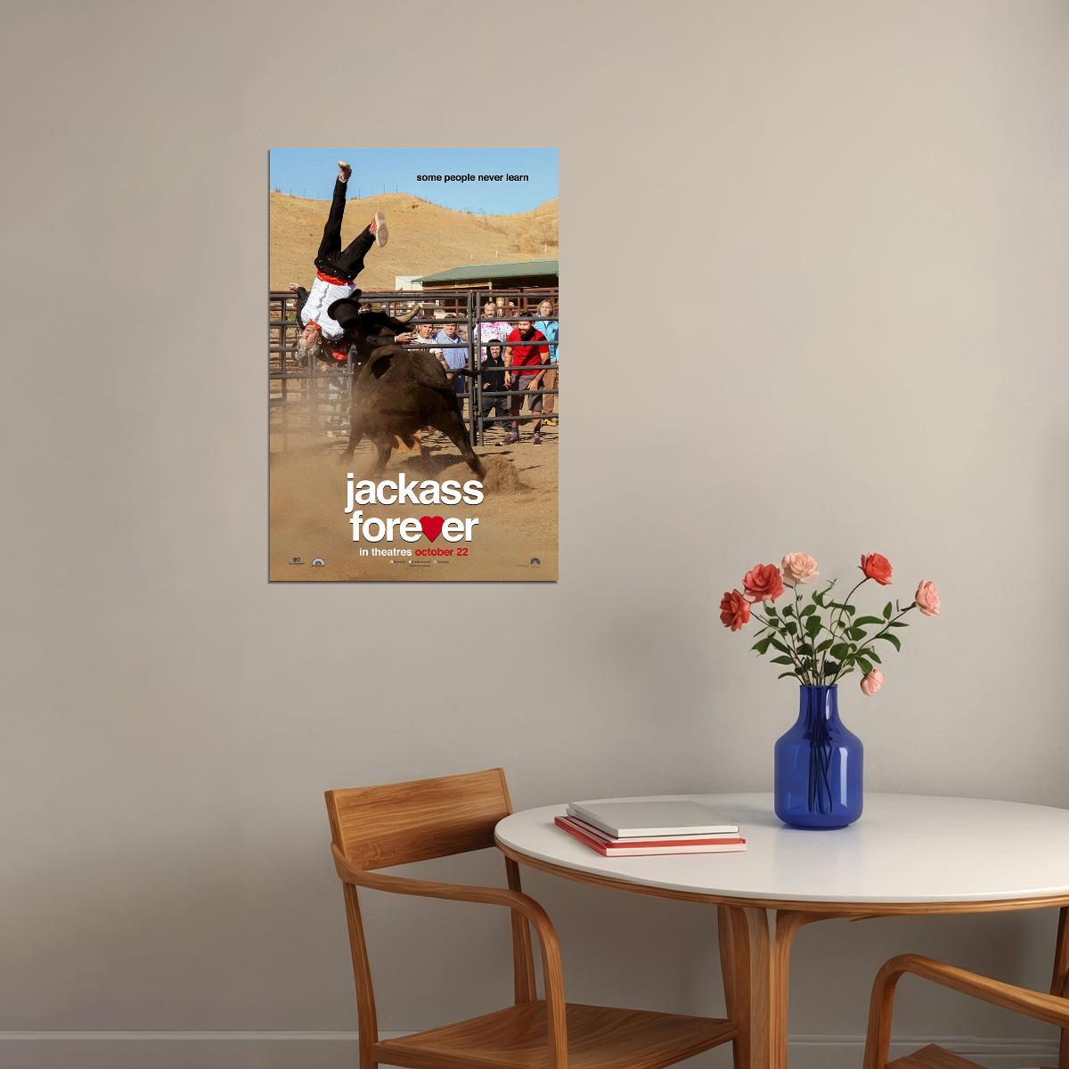 Jackass Forever Fun Movie Poster Wall Art Print Home Wall Decor - xonomax