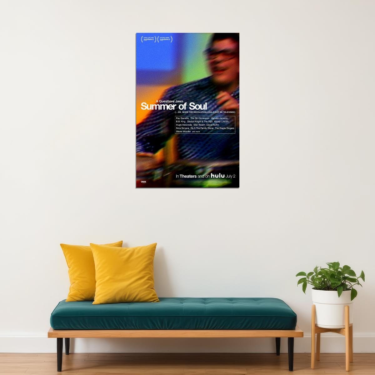 Summer Of Soul Movie Poster Wall Art Print Home Wall Decor - xonomax
