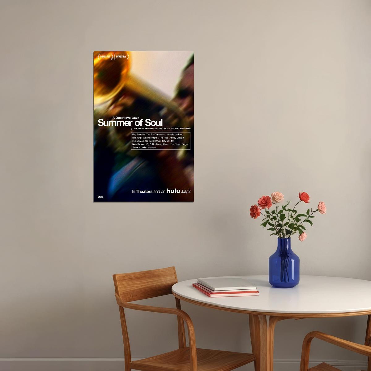 Summer Of Soul Documentary Movie Poster Wall Art Print Home Wall Decor - xonomax