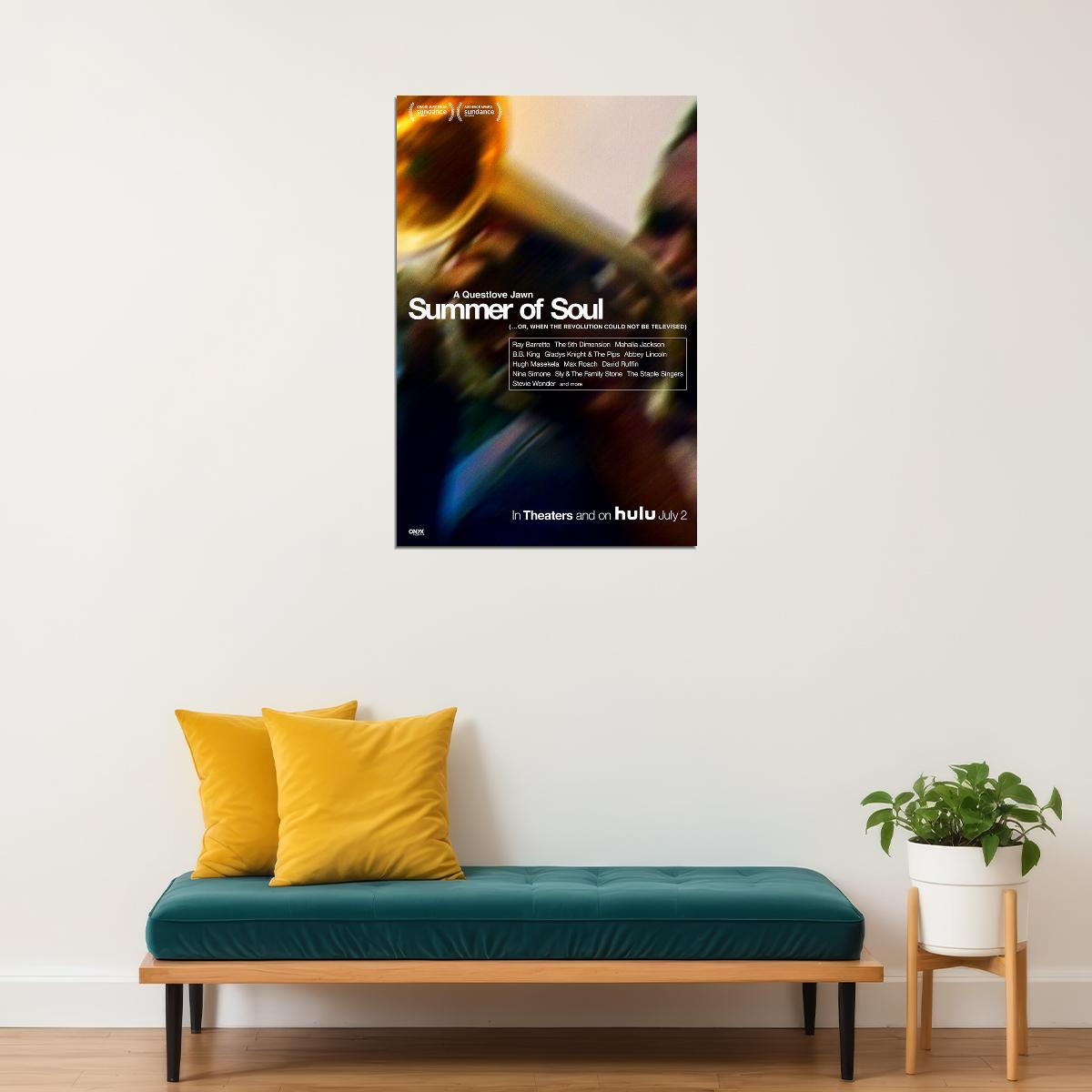 Summer Of Soul Documentary Movie Poster Wall Art Print Home Wall Decor - xonomax