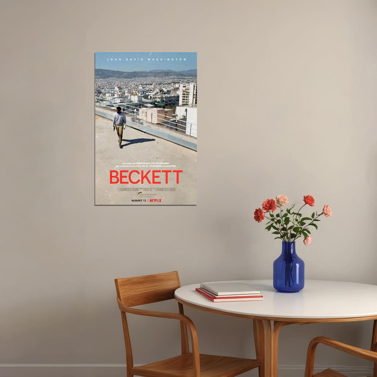 Beckett Thriller Action Movie Poster Wall Art Print Home Wall Decor - xonomax