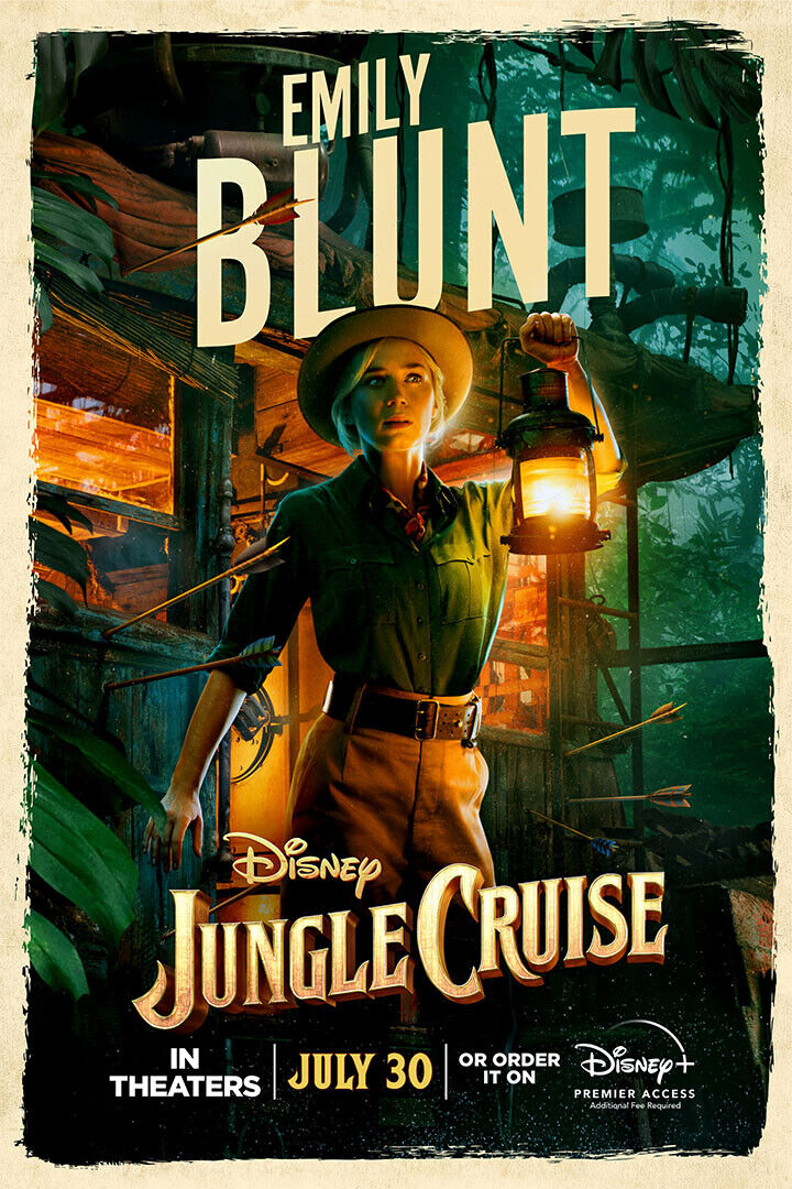Jungle Cruise Action Fantasy Movie Poster Wall Art Print Home Wall Decor - xonomax
