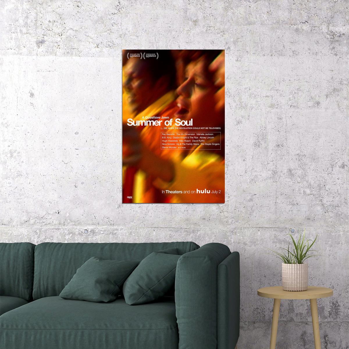 Summer Of Soul Documentary Poster Wall Art Print Home Wall Decor - xonomax