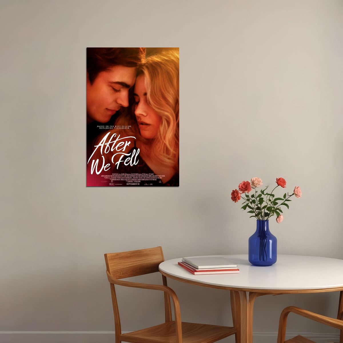 After We Fell Romantic Movie Poster Wall Art Print Home Wall Decor - xonomax