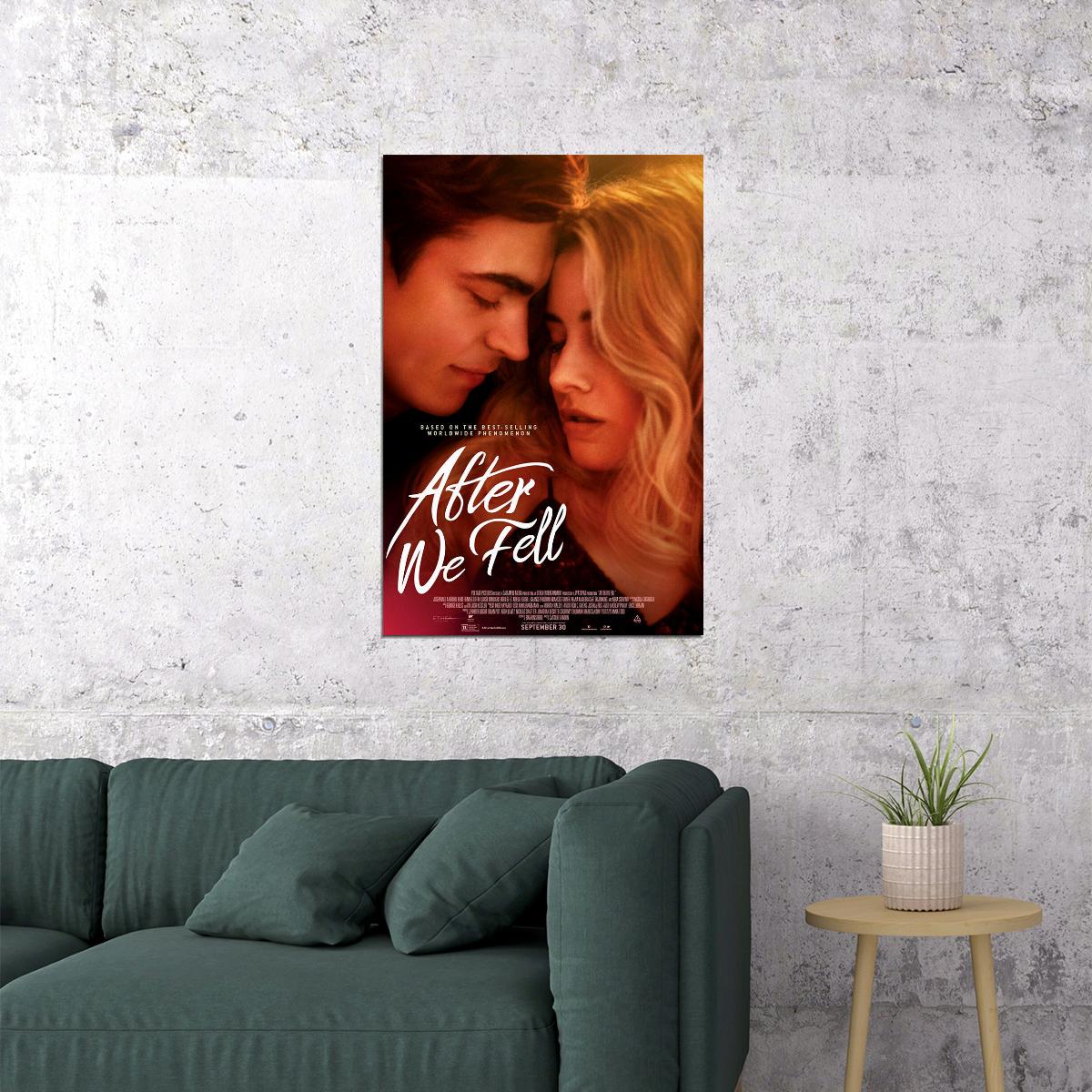 After We Fell Romantic Movie Poster Wall Art Print Home Wall Decor - xonomax