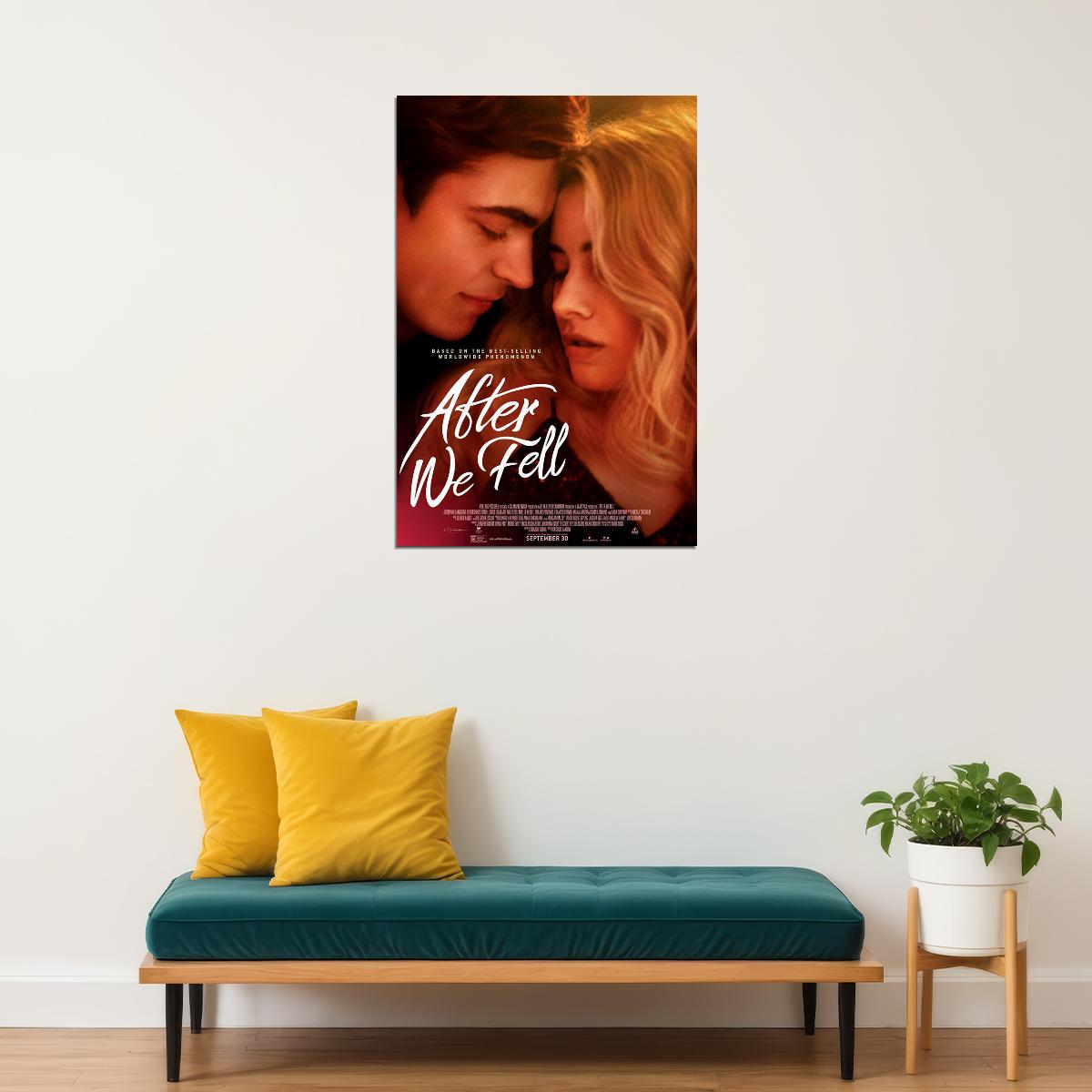 After We Fell Romantic Movie Poster Wall Art Print Home Wall Decor - xonomax