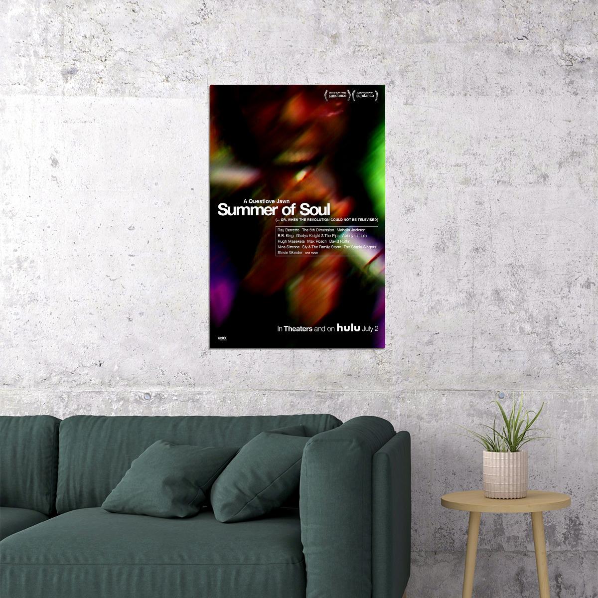Summer Of Soul Movie Poster Wall Art Print Home Wall Decor - xonomax