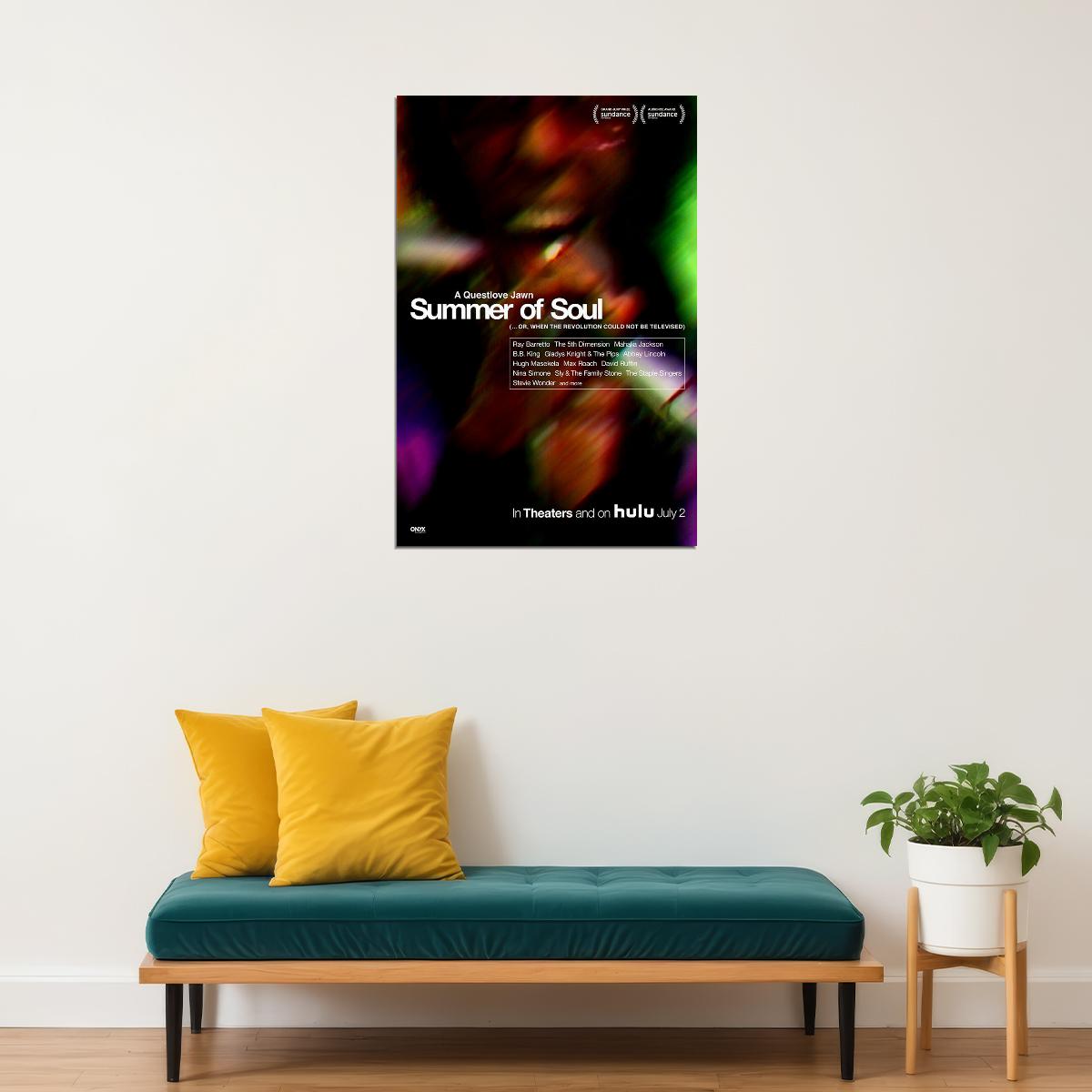 Summer Of Soul Movie Poster Wall Art Print Home Wall Decor - xonomax