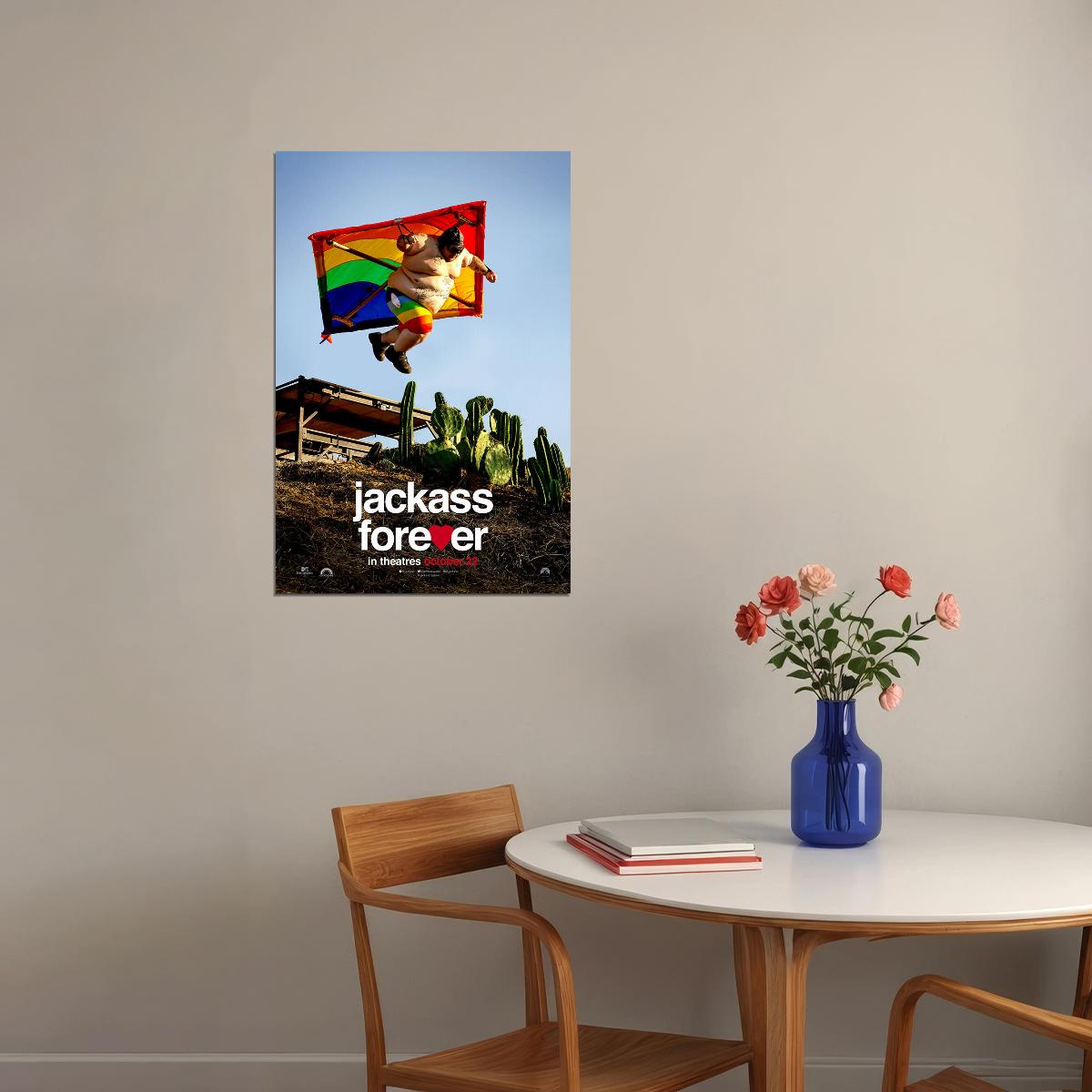 Jackass Forever 2021 Movie Poster Wall Art Print Home Wall Decor - xonomax