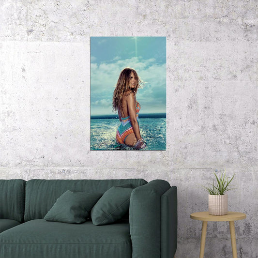 Heidi Klum Super Model Magazine Fashion Cover Poster Wall Art Print Home Wall Decor - xonomax