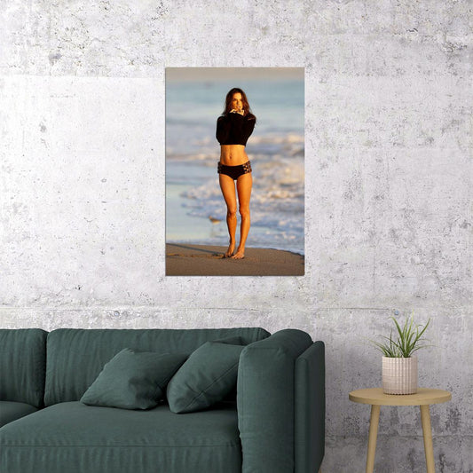 Alessandra Ambrosio Model Star Fashion Poster Wall Art Print Home Wall Decor - xonomax