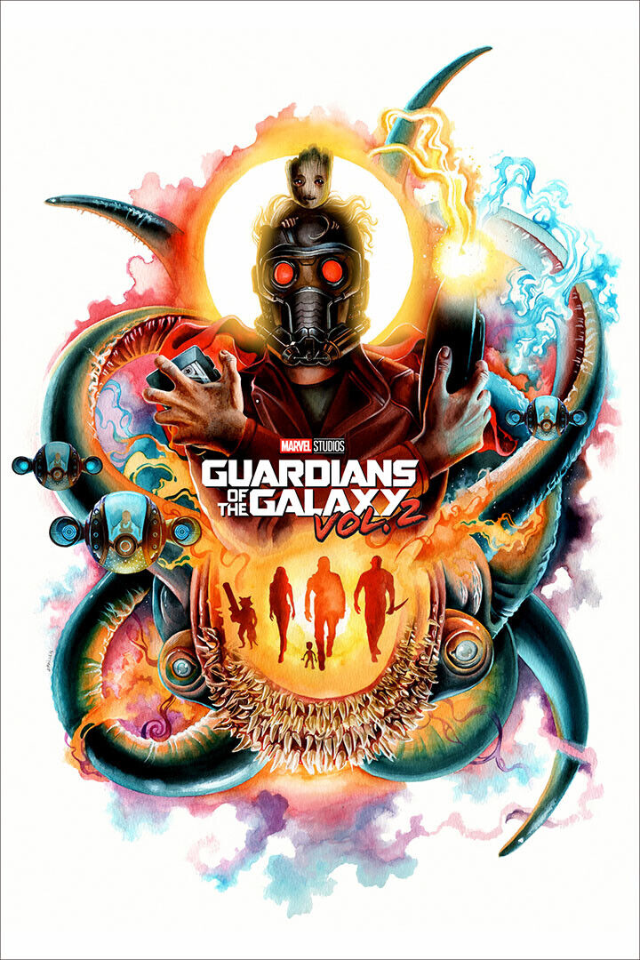 Guardians Of The Galaxy Vol2 Movie Superheroes Action Poster Wall Art Print Home Wall Decor - xonomax
