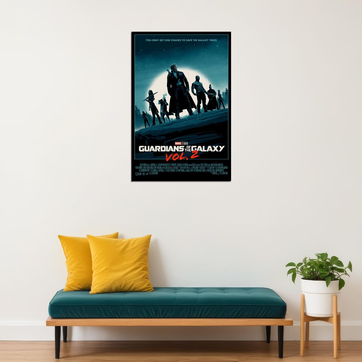 Guardians Of The Galaxy Vol2 Movie Superheroes Comedy Poster Wall Art Print Home Wall Decor - xonomax