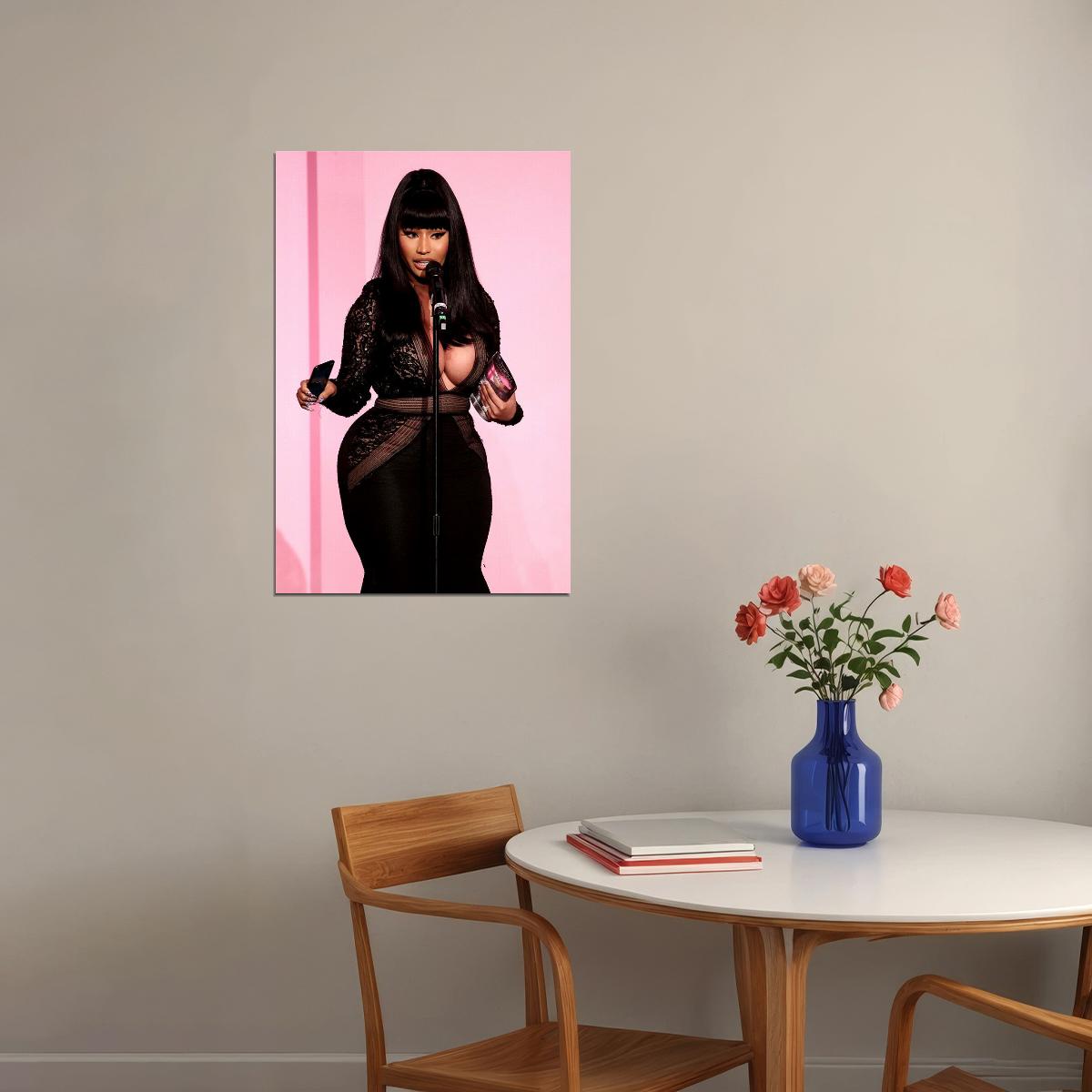 Nicki Minaj Sexy Rap Hip Hop Music Girl Singer Star Famous Poster Wall Art Print Home Wall Decor - xonomax