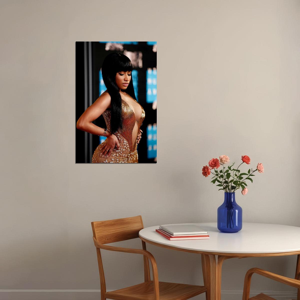 Nicki Minaj Sexy Rap Hip Hop Music Girl Singer Star Poster Wall Art Print Home Wall Decor - xonomax