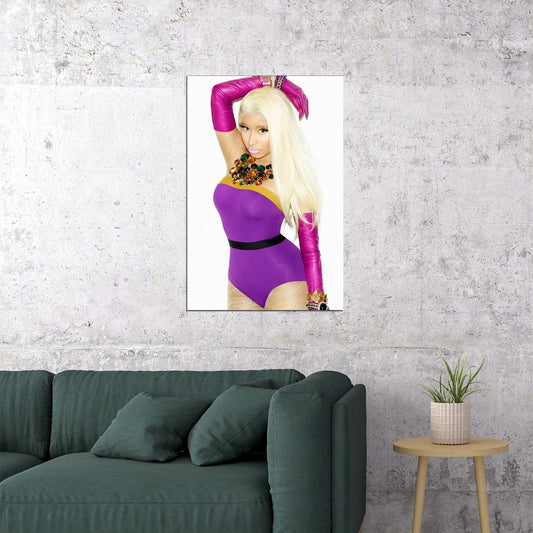 Nicki Minaj Sexy Rap Hip Hop Music Girl Singer Star Poster Wall Art Print Home Wall Decor - xonomax