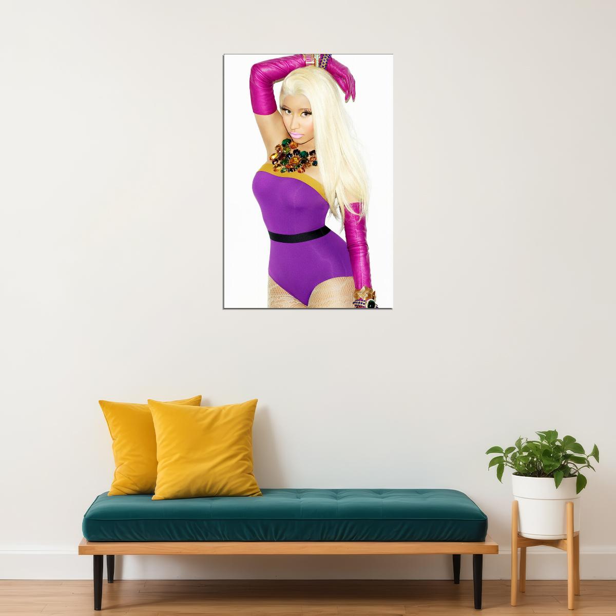 Nicki Minaj Sexy Rap Hip Hop Music Girl Singer Star Poster Wall Art Print Home Wall Decor - xonomax