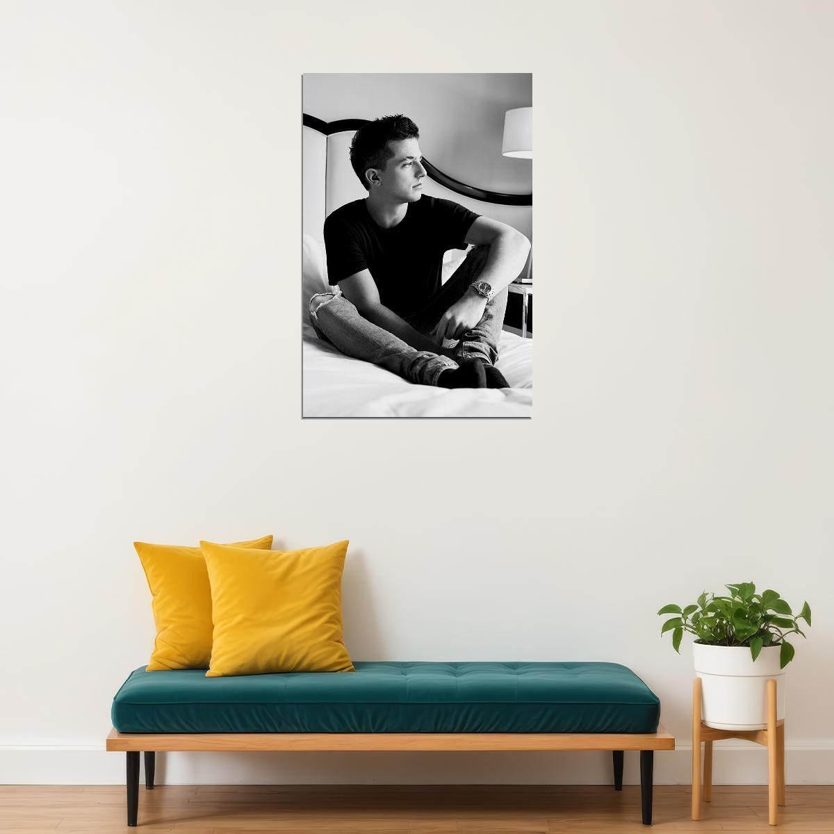 Charlie Puth Rock Music Singer Musician Poster Wall Art Print Home Wall Decor - xonomax