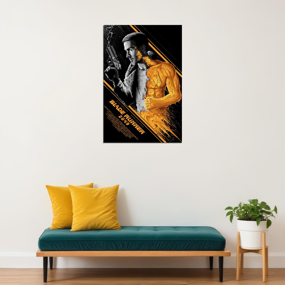 Blade Runner 2049 Movie Ryan Gosling Action Poster Wall Art Print Home Wall Decor - xonomax
