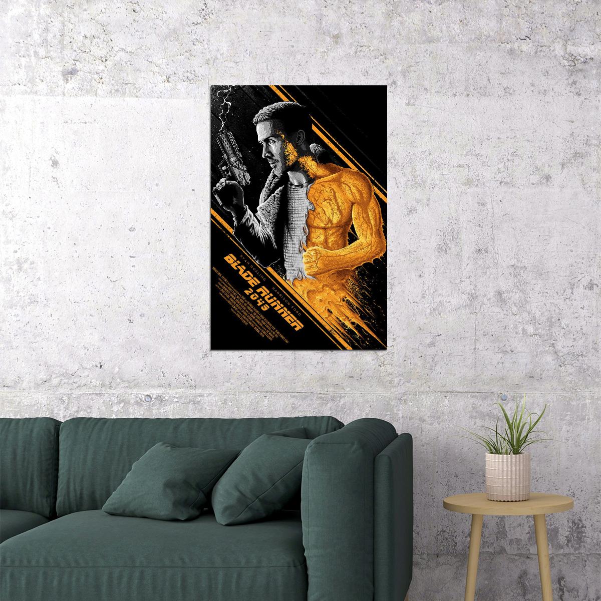 Blade Runner 2049 Movie Ryan Gosling Action Poster Wall Art Print Home Wall Decor - xonomax