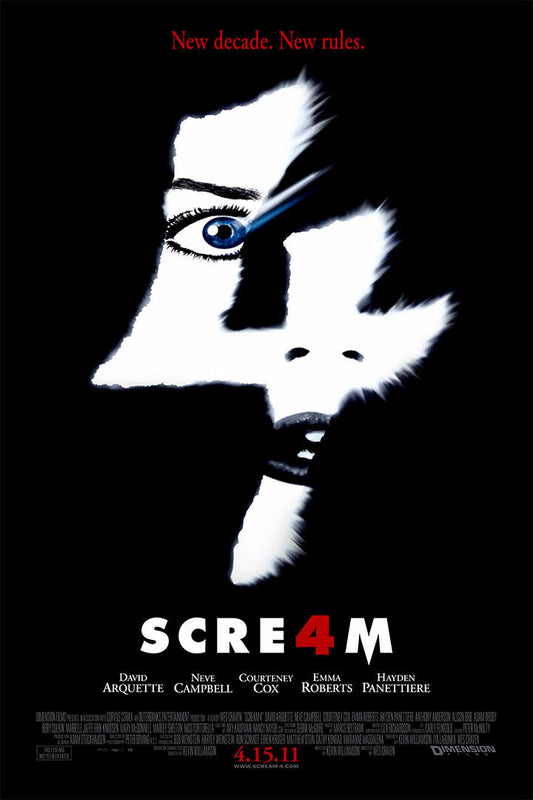 Scream 4 Movie Horror Classic Film Thriller Horror Poster Wall Art Print Home Wall Decor - xonomax