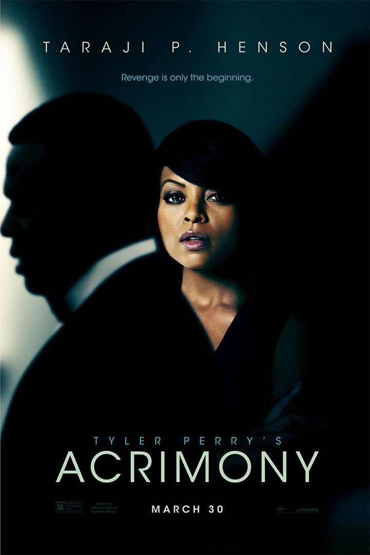 Acrimony Movie 2018 Tyler Perry Taraji P. Henson Action Poster Wall Art Print Home Wall Decor - xonomax